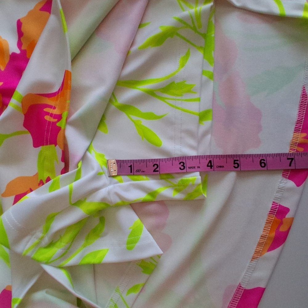 Gretchen Scott Active Multicolor Floral Stretch Pull-on Skort Women's Med Resort - Picture 9 of 11